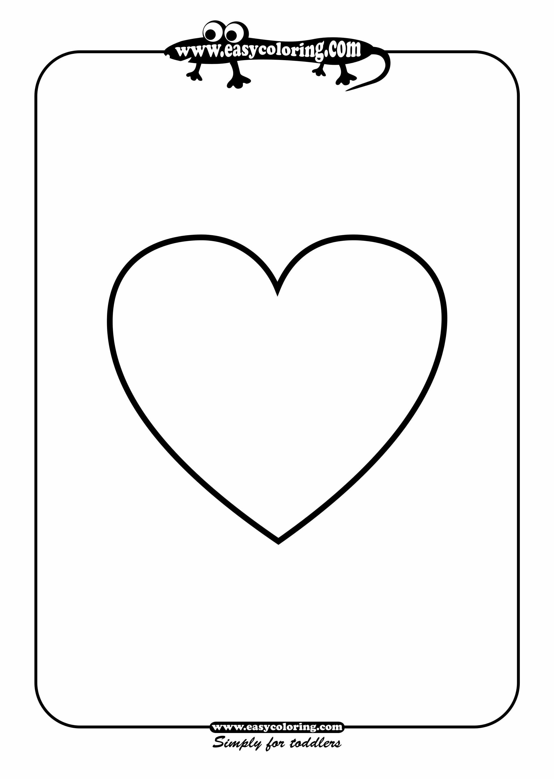 large simple coloring pages - photo #42