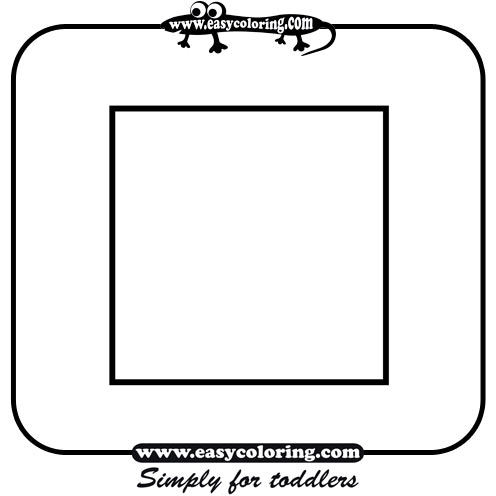 Square - Easy coloring shapes
