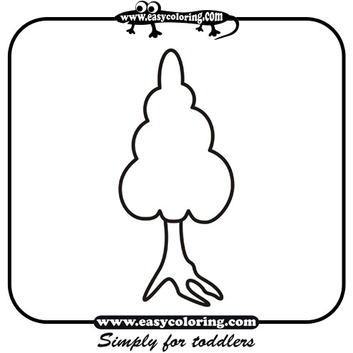 Tree Four - Easy coloring trees